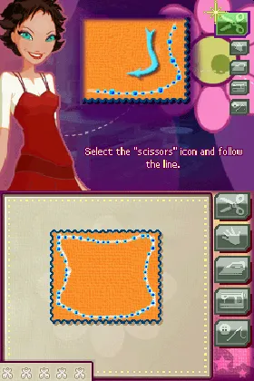 Fashion Designer - Style Icon (Europe) (En,Fr,De,Es,It) screen shot game playing